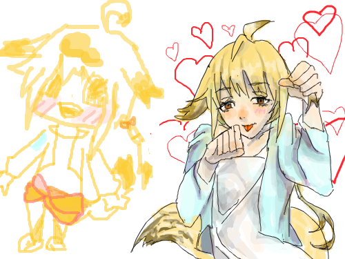 ㅎㅎ.. : ㅇ믐.. 사막여우 같이 생겼군요 스케치판 ,sketchpan