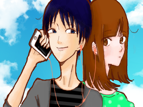 커플..? : 색칠 잘! 했습니다~ 예쁜 그림 감사용~ 스케치판 ,sketchpan