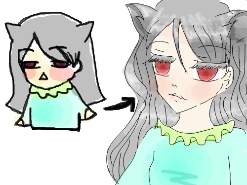 의인화아 : 의인화아 스케치판 ,sketchpan