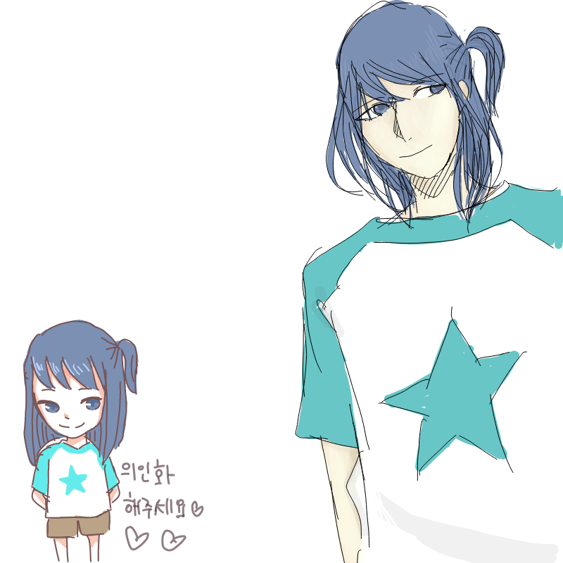 이거여자아.. : 이거여자아니엇나여...왠지남자가...ㄷㄷ 스케치판 ,sketchpan