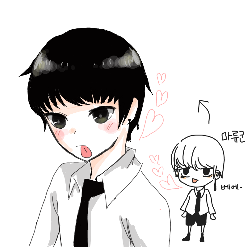 흑발♥♥ : 흑발♥♥ 스케치판 ,sketchpan