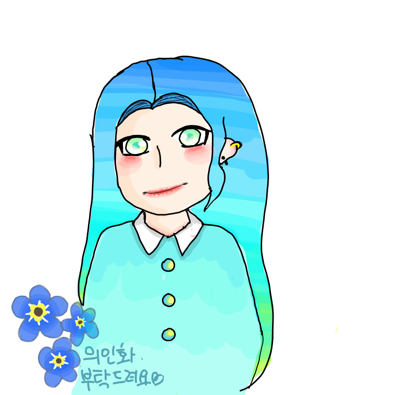 눈색도 머.. : 눈색도 머리색도 너무 예뻐요♥♥ 스케치판 ,sketchpan