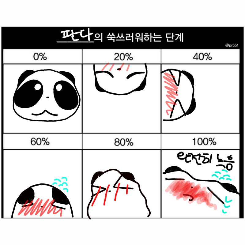 60퍼센트 .. : 60퍼센트 판다 갠적으로 젤 귀엽다♥♥ 스케치판 ,sketchpan