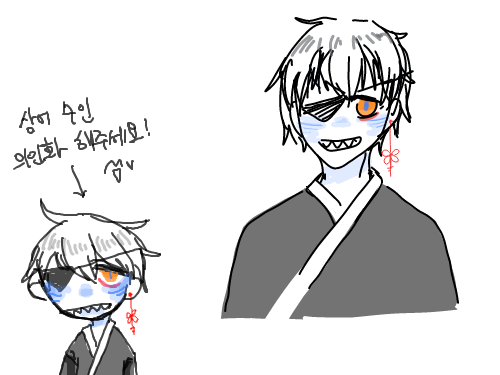 상어 : 상어 스케치판 ,sketchpan