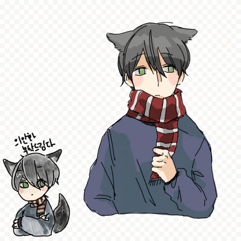 너무 귀여.. : 너무 귀여우신듯ㅠㅠㅠㅠㅠㅠㅠ ..나 괜히 건들였나 (왈칵 스케치판 ,sketchpan