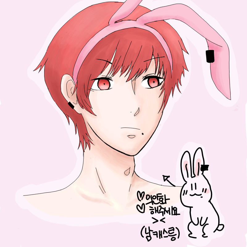 김물탕님이.. : 김물탕님이 그려주신 세쿠시 토끼♥♥♥♥♥
사랑함돠> 스케치판 ,sketchpan