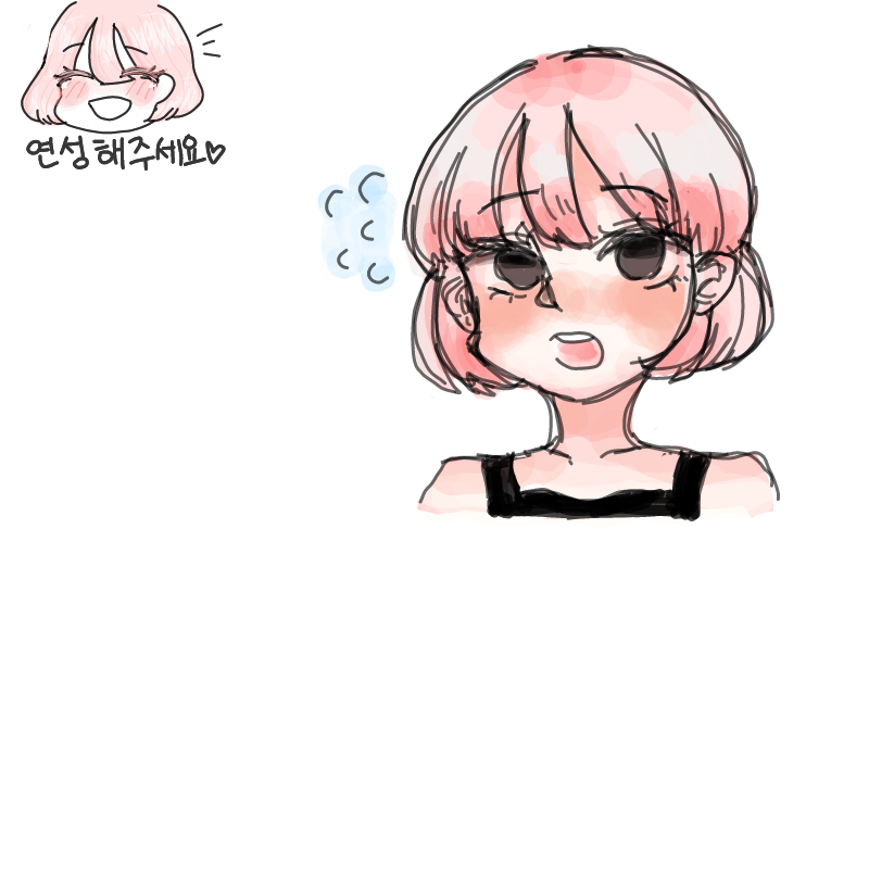 엩님이연성.. : 엩님이연성해주신..너무이쁘고귀여워요ㅠㅜ감사합니당♡♡ 스케치판 ,sketchpan