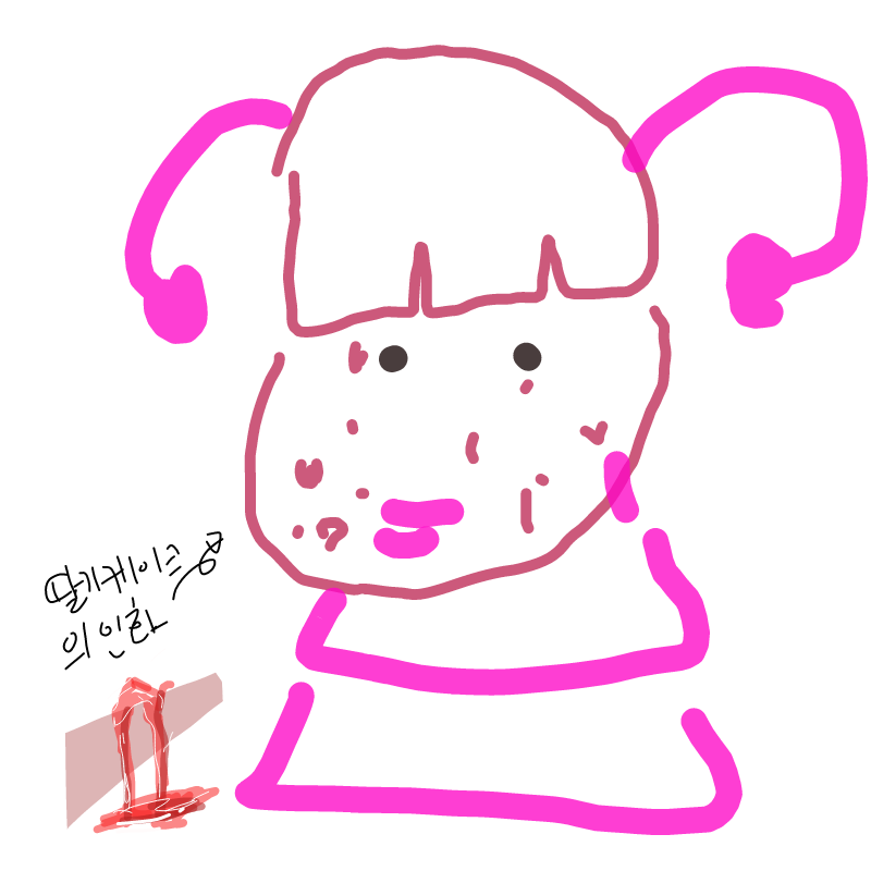 딸기아기 : 딸기아기 스케치판 ,sketchpan