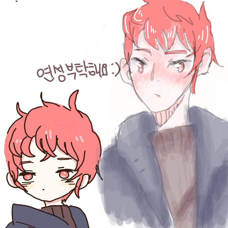 으아아아존.. : 으아아아존잘사마그림을 망쳤.... 스케치판 ,sketchpan