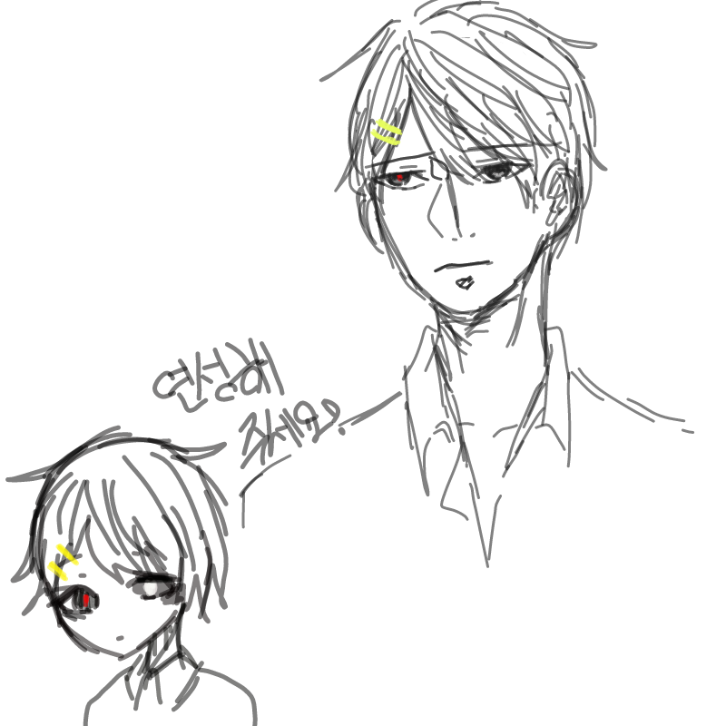 흐으으어머.. : 흐으으어머엄 귀여움이 사라졋다 스케치판 ,sketchpan