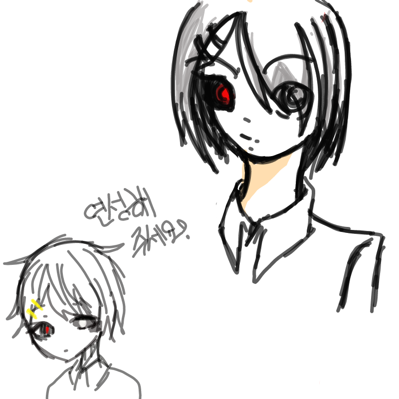 은묘님이그.. : 은묘님이그려주셨습니다!감사합니다!(행복) 스케치판 ,sketchpan