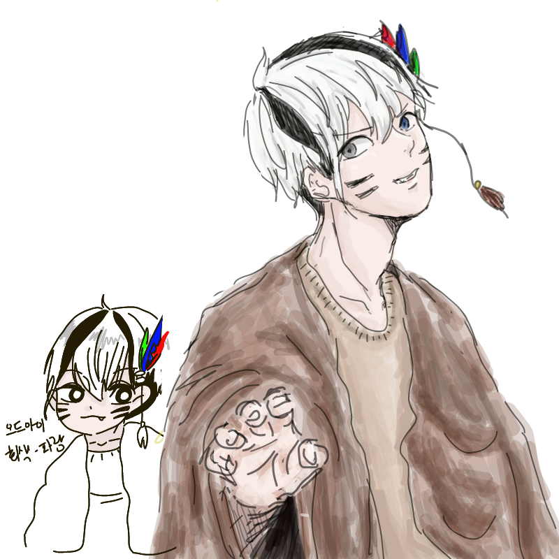 Jonmott(맞.. : Jonmott(맞나?)님이 그려주셨습니다!! 감사해요!!!♡♡♡ 스케치판 ,sketchpan