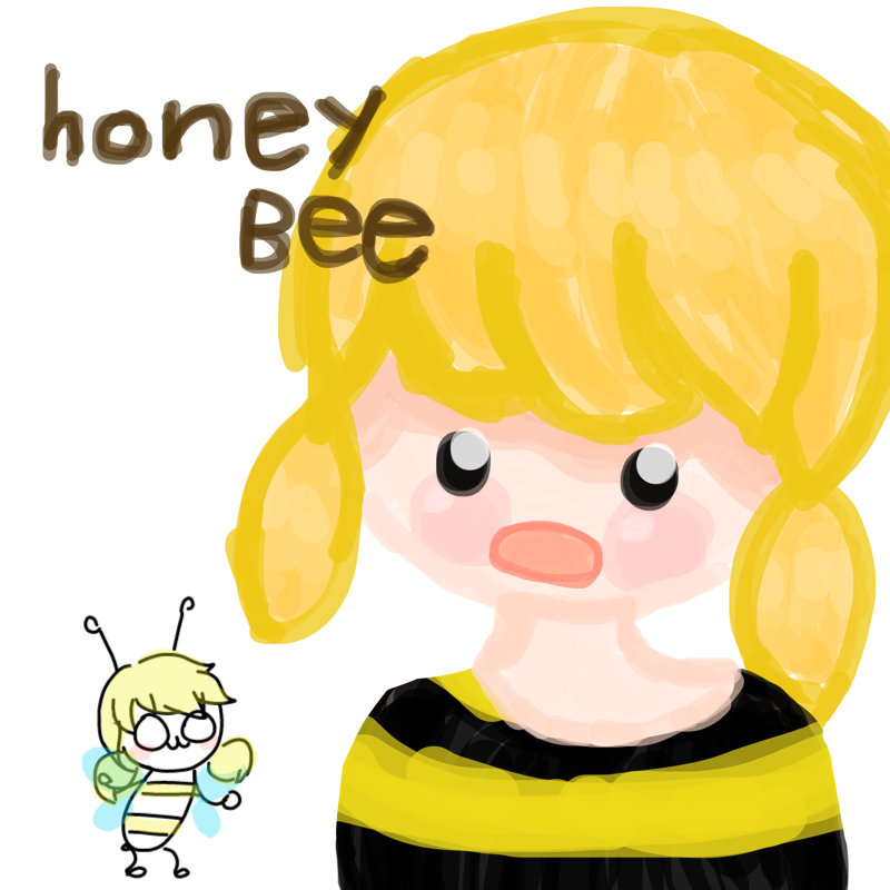 꿀벌 : 꿀벌 스케치판 ,sketchpan
