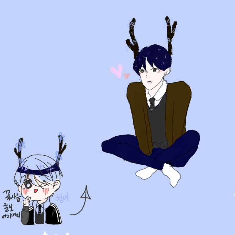 청여ㅠㅠㅠ.. : 청여ㅠㅠㅠ 존잘이뮤ㅠㅠㅠㅠ 사랑해요 청여 스케치판 ,sketchpan