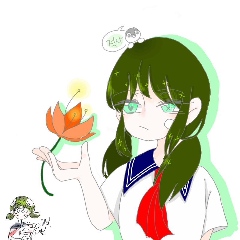 예... 알아.. : 예... 알아요... 세일러복 못그리는거...
요즘펭귄이 너무좋아요♡♡ 카와이!!!;) 스케치판 ,sketchpan