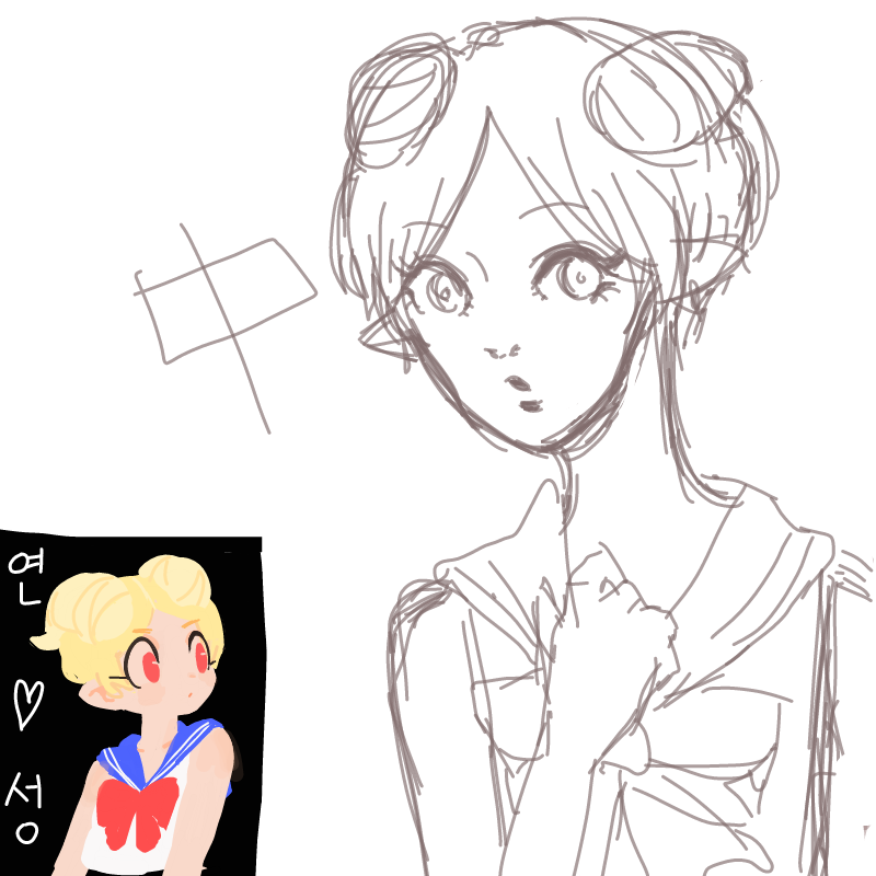 중세뷰 : 중세뷰 스케치판 ,sketchpan