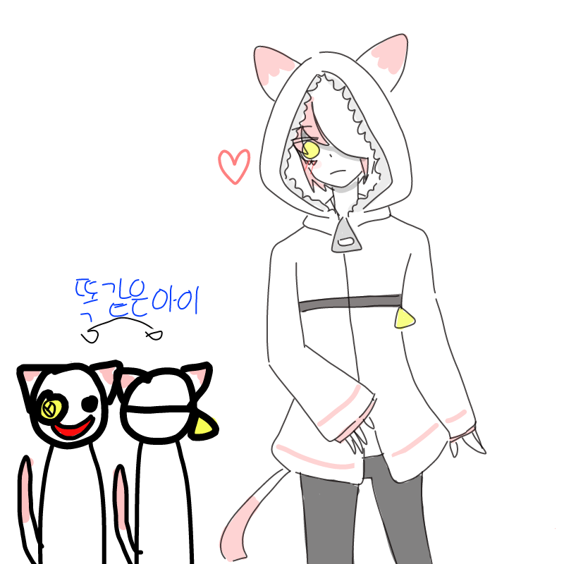 푸른과학님.. : 푸른과학님이 그려주셨어요 귀엽게 그려주셔서 고맞습니다☆ 스케치판 ,sketchpan