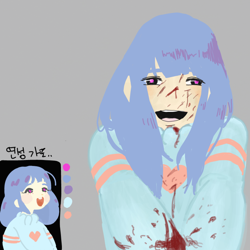 무테고 피.. : 무테고 피거 못그리겟ㄷ.. 스케치판 ,sketchpan