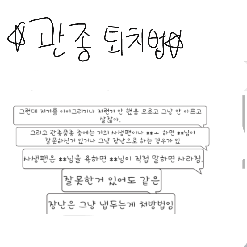 이걸로 관.. : 이걸로 관종 퇴치하시고 반말인 이유는 라쿠카라차소비momo 그림 댓그림에 쓴거라 스케치판 ,sketchpan