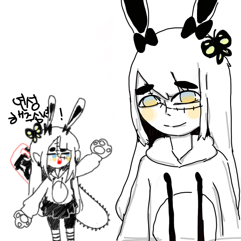 네 이쁜캐.. : 네 이쁜캐릭터 망쳐서 죄송해요..ㅠ 스케치판 ,sketchpan