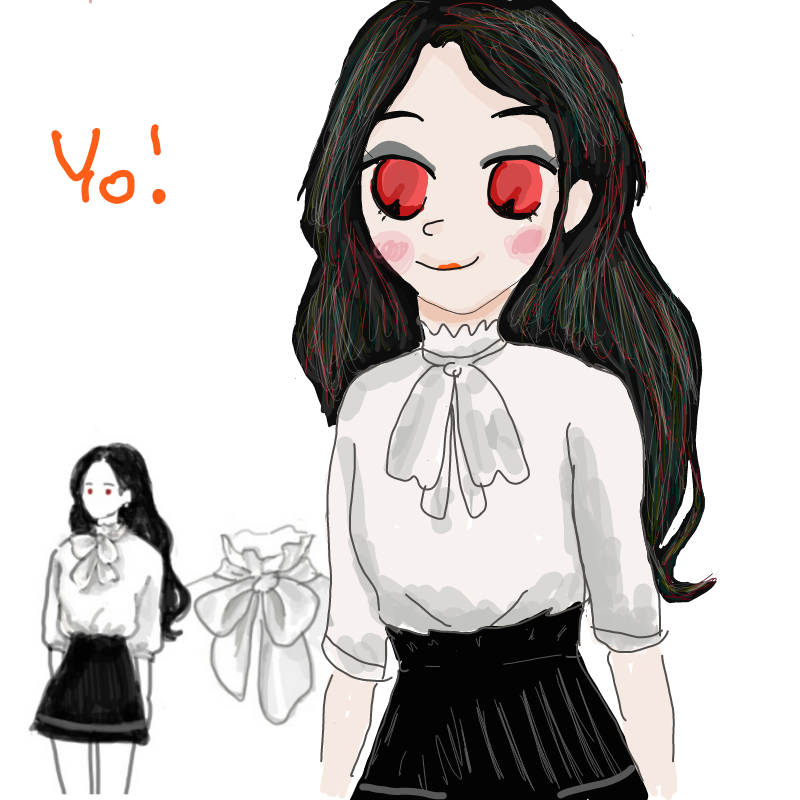 검정 치마 : 검정 치마 스케치판 ,sketchpan