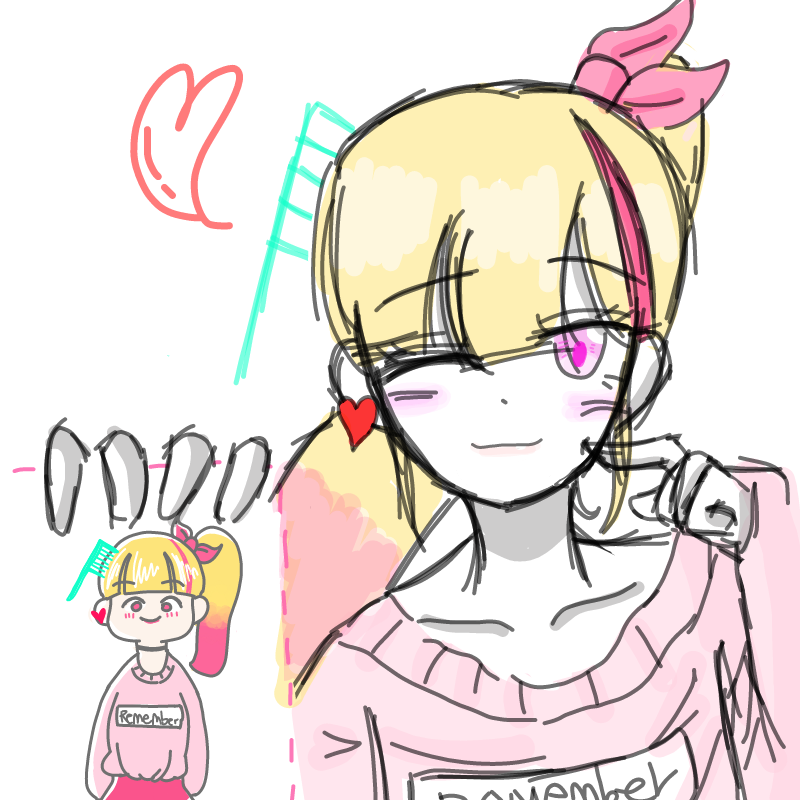 유이츠님의.. : 유이츠님의 연성♥ 손가락 볼찌르는거 졸귀다♥♥♥♥♥ 으ㅇ어아으엉아 귀엽고 깜띡한 연성 ♥감사♥해요♥ 스케치판 ,sketchpan