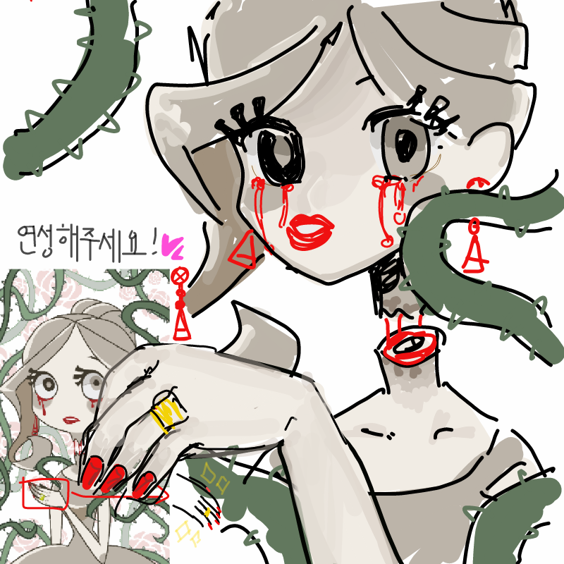 캐리터 이.. : 캐리터 이뿌다.... 스케치판 ,sketchpan