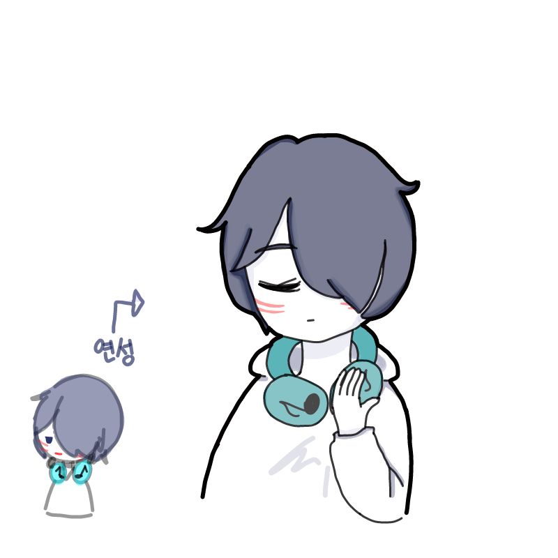 ㅇ어쩌다 .. : ㅇ어쩌다 보니 헤드셋 색도 변하고
대두 돼버렸고...,ㅎ후드티는 사심으로....
ㅇ입혀주고싶어서...ㅇ으악 죄송해요.. 스케치판 ,sketchpan