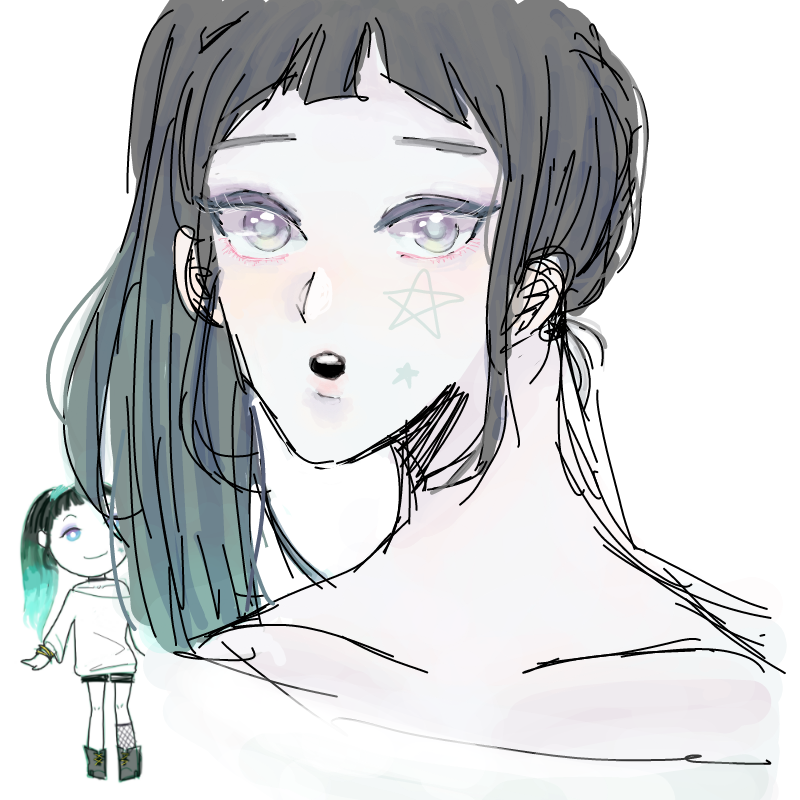 나머지는 .. : 나머지는 미래의 나에게 맞겨야지 졸리다 스케치판 ,sketchpan