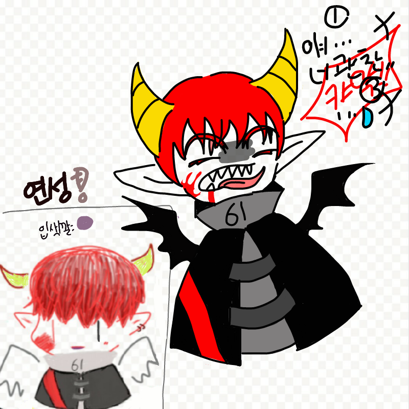 늑대왕님이.. : 늑대왕님이 그려주셨어요..★ 스케치판 ,sketchpan