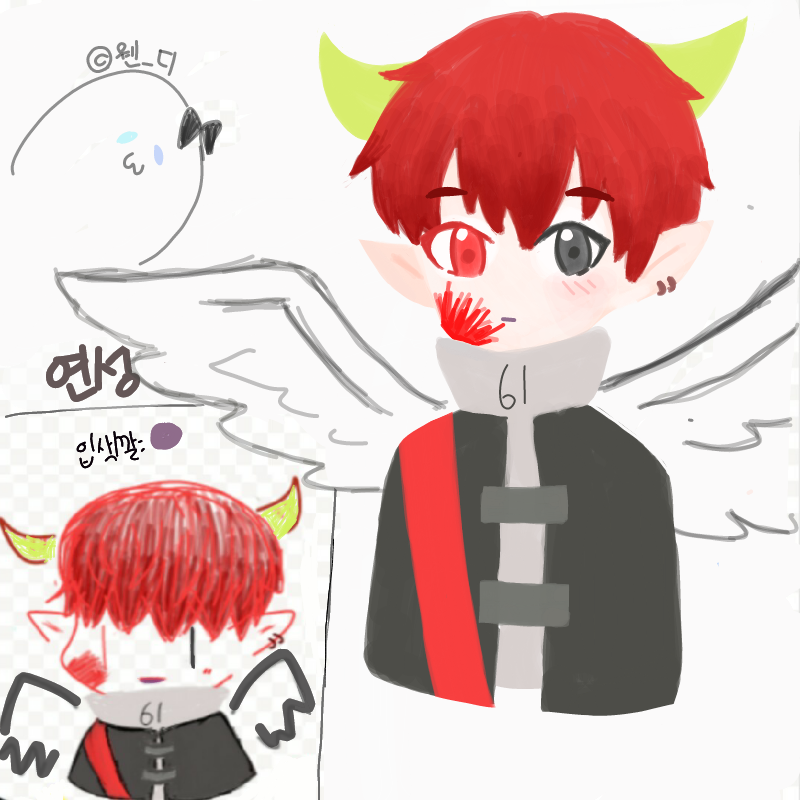 웬디님이 .. : 웬디님이 그려주셨어요..★ 스케치판 ,sketchpan