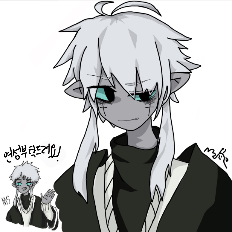 (그림체 사.. : (그림체 사라져버렷)
아드님이 참 고우시군요..(?) 스케치판 ,sketchpan