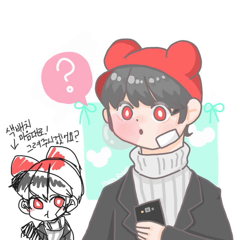 응애 남캐 .. : 응애 남캐 잘 못그리지만 
완성은 했습니당ㅎㅎ  죽을거 같아요(쿨럭 스케치판 ,sketchpan