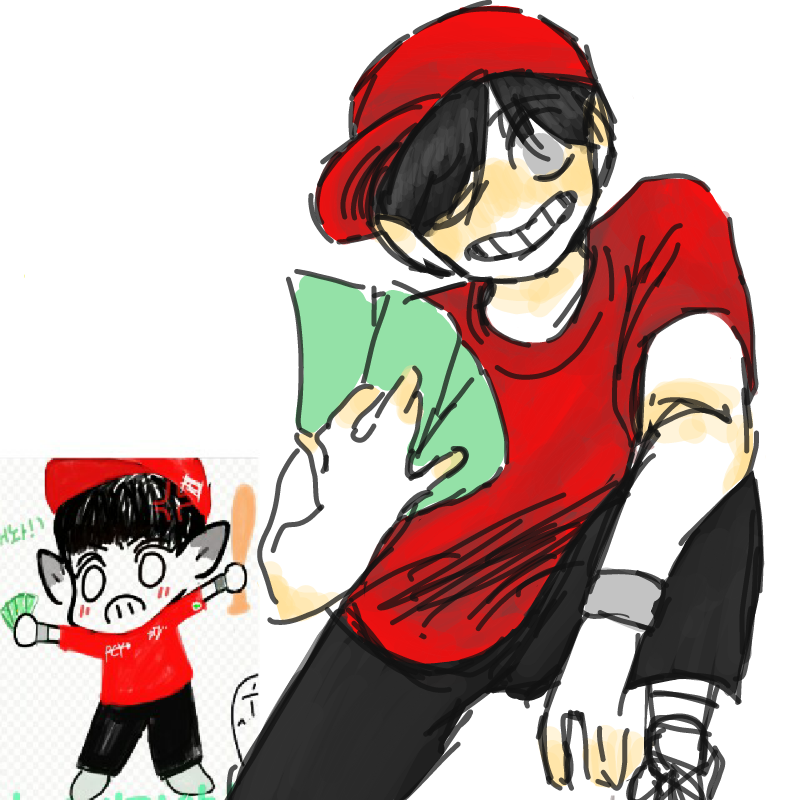 안대예오님.. : 안대예오님이 그려주셨어요..♥
흐엉엉 진짜 불량배 느낌 나잖아..♥ (감격) 스케치판 ,sketchpan