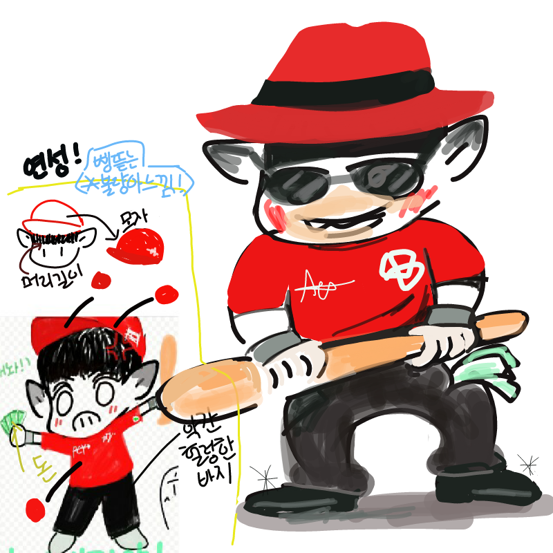 aglaia님이 .. : aglaia님이 그려주셨어요..♥
크으, 간지나는 불량배군요♥ 스케치판 ,sketchpan