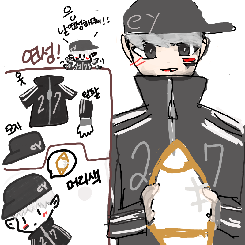 신우호님이.. : 신우호님이 그려주신 연성..♥
이번엔 미식축구임다!! (오너 원래 미식축구였다구오♥) 스케치판 ,sketchpan