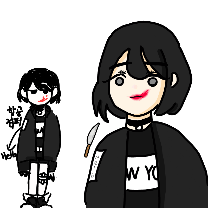 연성!캐가 .. : 연성!캐가 너무 이쁘다.. 그림그리다가 그림을 지운거 같은데 너무너무 죄송합니다 ㅠㅠㅠㅠㅠㅠ 스케치판 ,sketchpan