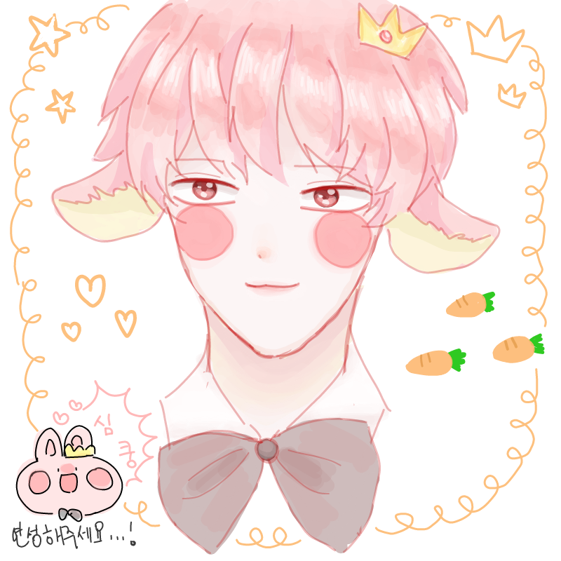 너믁커여워.. : 너믁커여워요.((심장에 좋지 못해)); 스케치판 ,sketchpan