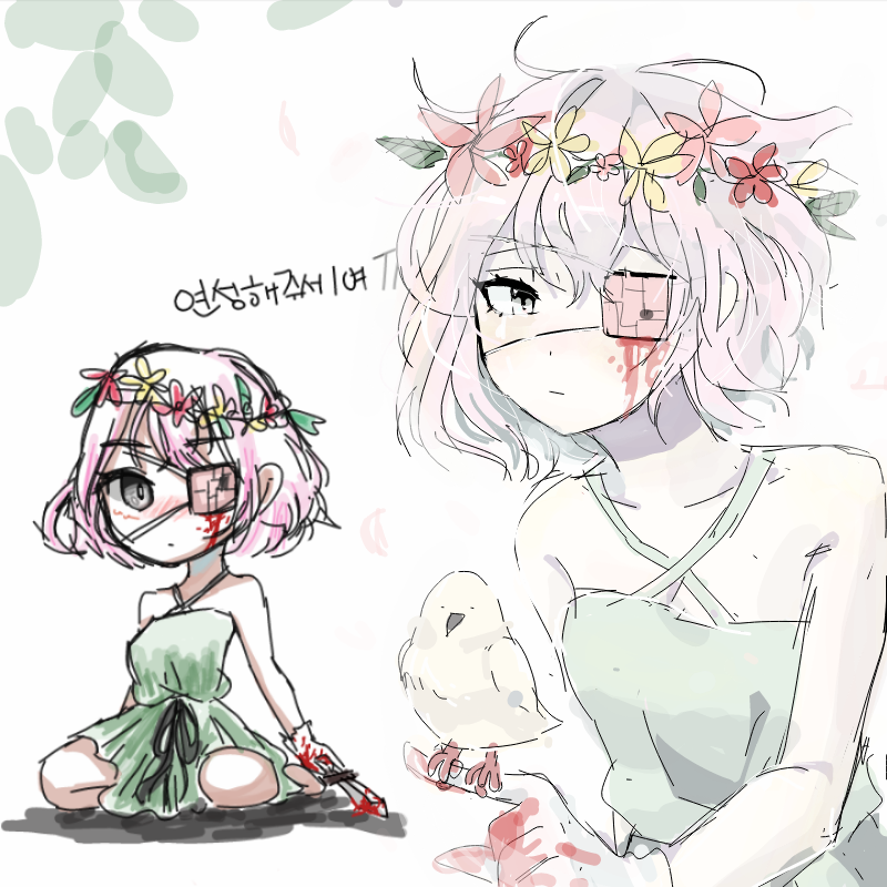 호루라기님.. : 호루라기님이 그려주셧어용☆
너무 이뻐 ㅠㅠㅠㅠ 스케치판 ,sketchpan