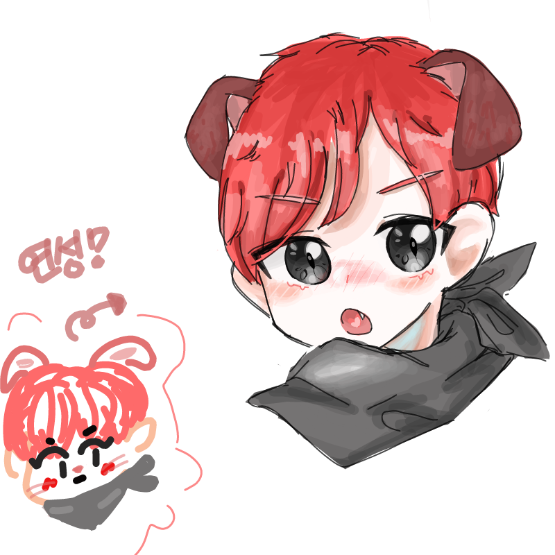 달해리님이.. : 달해리님이 그려주신 토끼 아니지 강아지 열이!
일단 저 코피 닦고 올께요오..(좋아서 뱡뱡) 스케치판 ,sketchpan