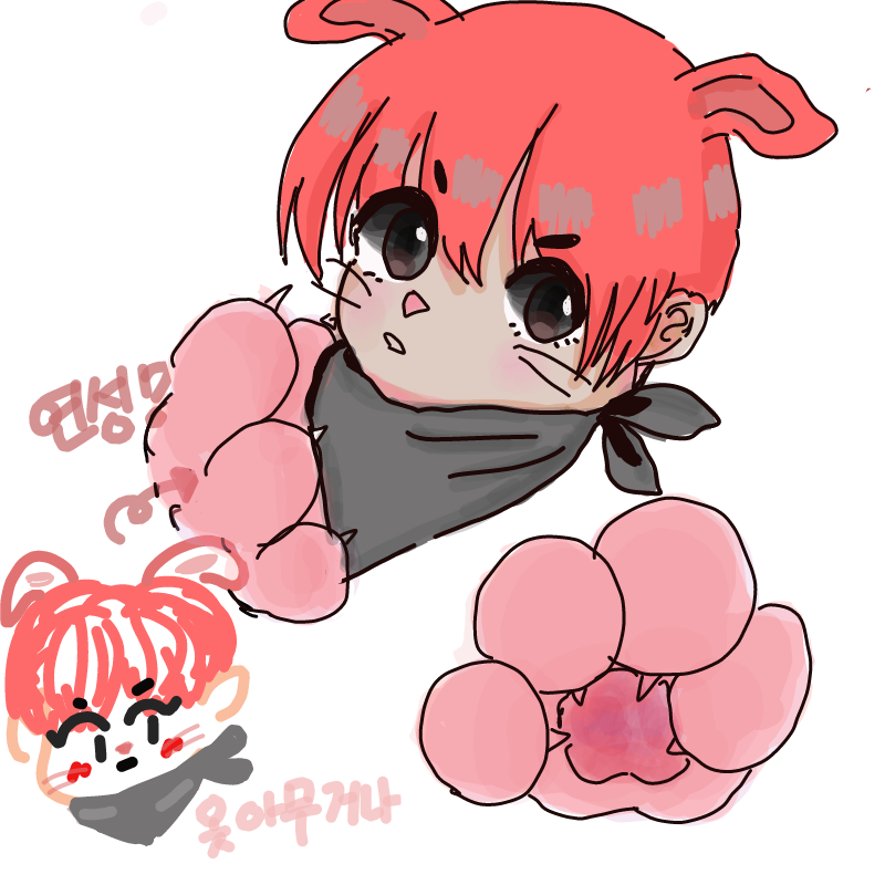 보끔밥님이.. : 보끔밥님이 그려주신 강아지(토끼) 열이!
헝헝ㅠㅠㅠ 저 일단 코피 좀 쏟고 갈게요..(주르륵 스케치판 ,sketchpan