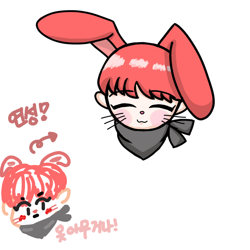 달의 유령.. : 달의 유령님이 그려주신 토끼 열이!
뿌에엥ㅠㅠㅠ금손님ㅠㅠㅠㅠ♥ 스케치판 ,sketchpan