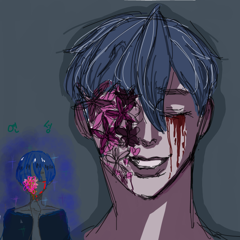 억지로 라.. : 억지로 라도 웃어야지 하는데
그럼에도 좀 울적하더라구 스케치판 ,sketchpan