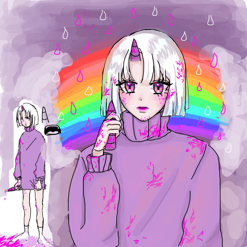 무지개 다.. : 무지개 다이어트 시킬지 고민중.. 스케치판 ,sketchpan