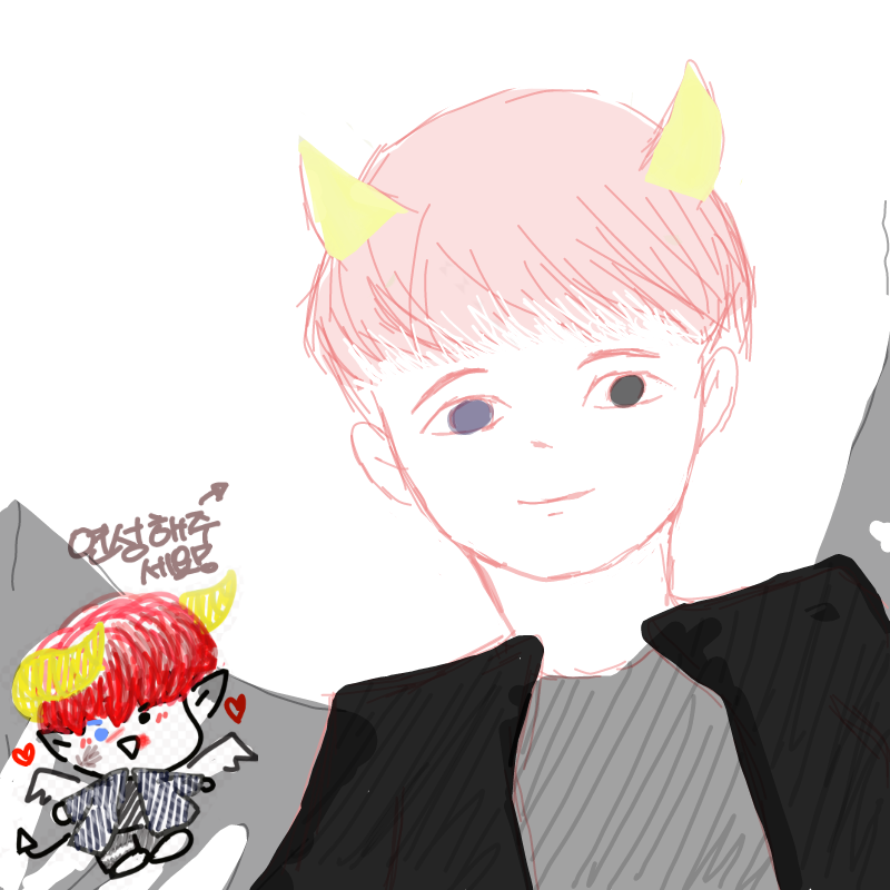 으녕님이 .. : 으녕님이 그려주셨어요!!
헝헝 너무 멋지옵니다아ㅠㅠㅠ 스케치판 ,sketchpan