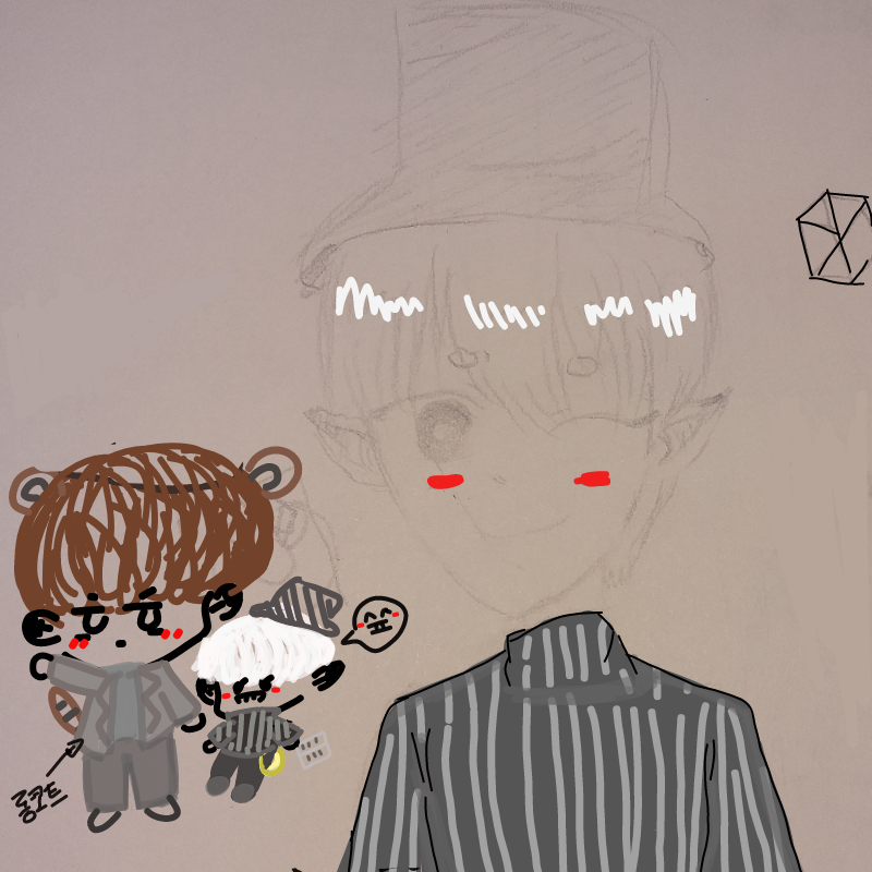 메가팬텀님.. : 메가팬텀님이 그려주셨어요!!
손그림이라니ㅠㅠㅠ 감사합니다ㅠㅠ♡ 스케치판 ,sketchpan