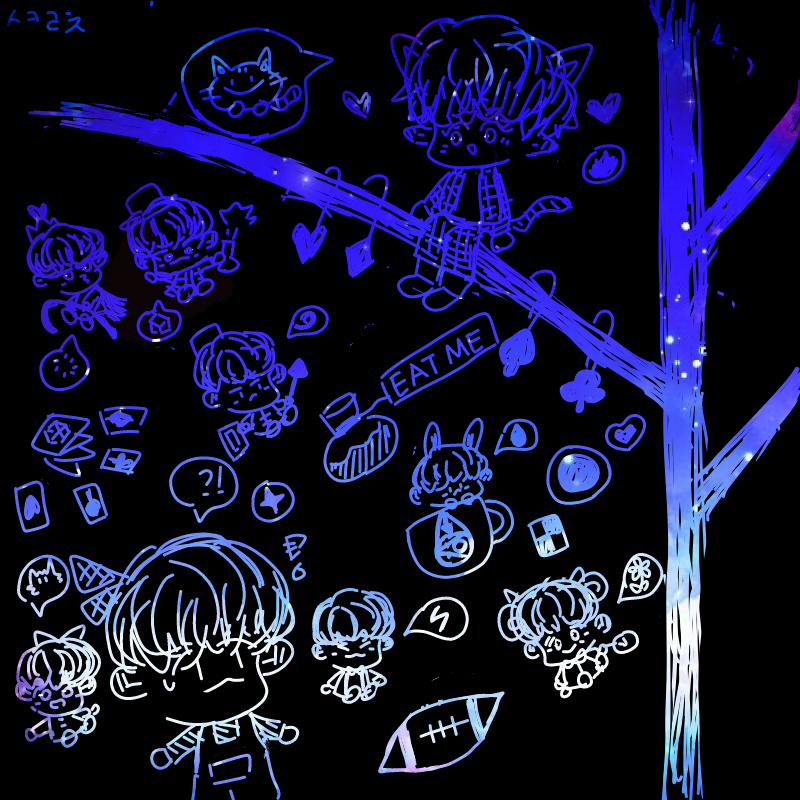 이상한 나.. : 이상한 나라의 이그죠오 스케치판 ,sketchpan