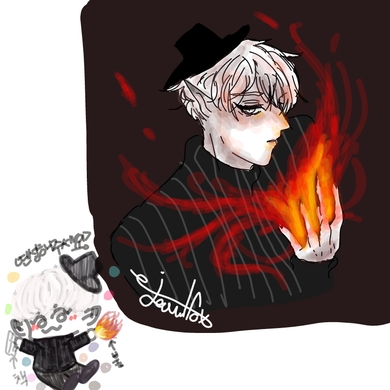 보석여우님.. : 보석여우님이 그려주셨습니다♡ 스케치판 ,sketchpan