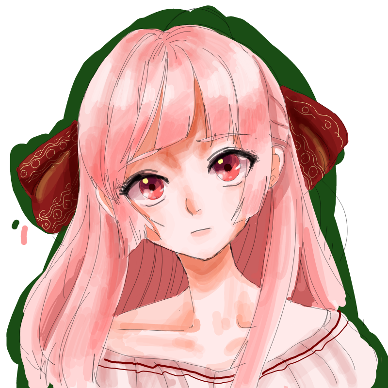 핑쿠핑쿠 .. : 핑쿠핑쿠 핫핑쿠쨩 다듬어야하는데 너무졸리다 호호~~ 스케치판 ,sketchpan