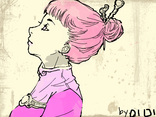 핑크!! : 핑크뉨.. 스케치판 ,sketchpan